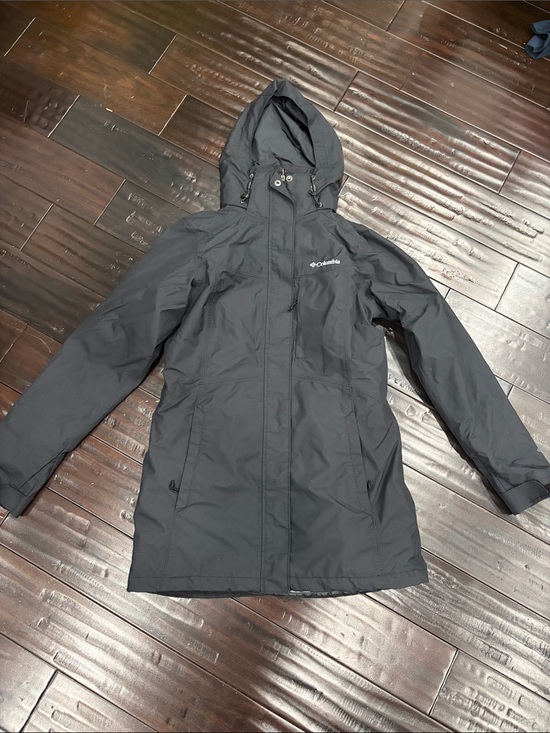 Columbia Jackets & Blazers - Columbia Black Hooded Shell Jacket